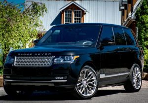 Auto Detailing Services | Black Range Rover showcasing Autobuf in out service in Kingston, Ontario